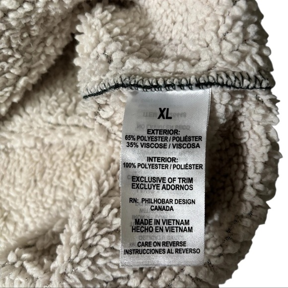 The B.C. Clothing Co. Men’s XL Green Fleece Lined Waffle Knit Thermal Sweatshirt - Picture 12 of 16